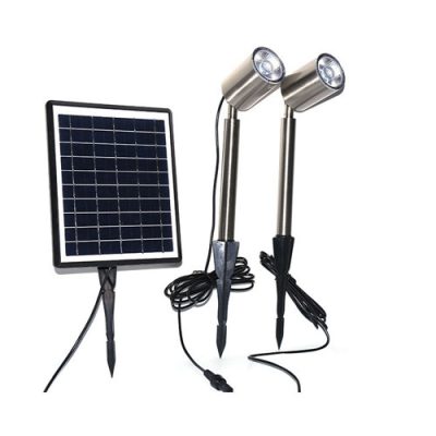 LED 316 Stainless Steel Solar Spotlights