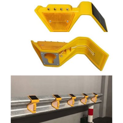 Solar Guard Rail Warning Light