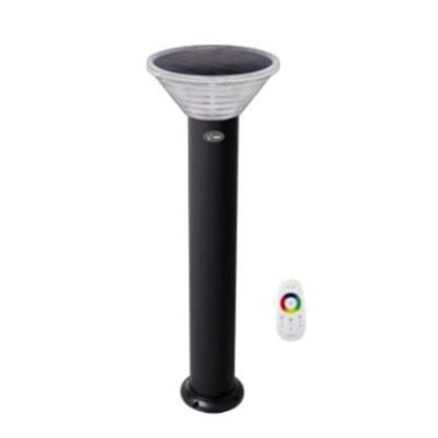 LED 3.8W Solar Bollard - RGB Vandal Proof